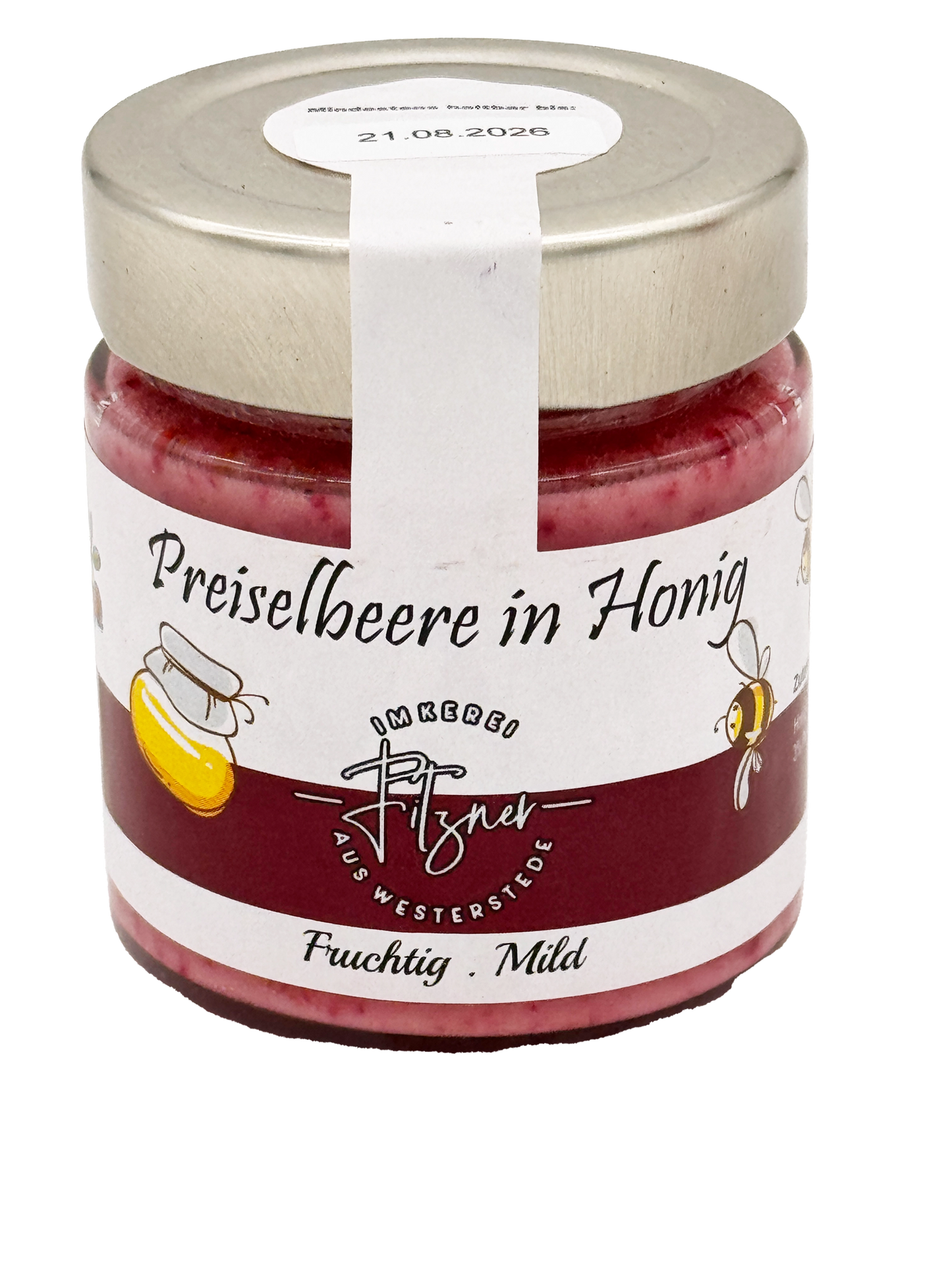 Preiselbeere in Honig